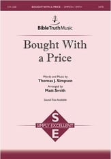 Bought With a Price SATB choral sheet music cover